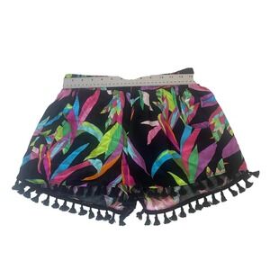 Trina Turk Birds‎ Of Paradise Cover Up Shorts Women's Size Small